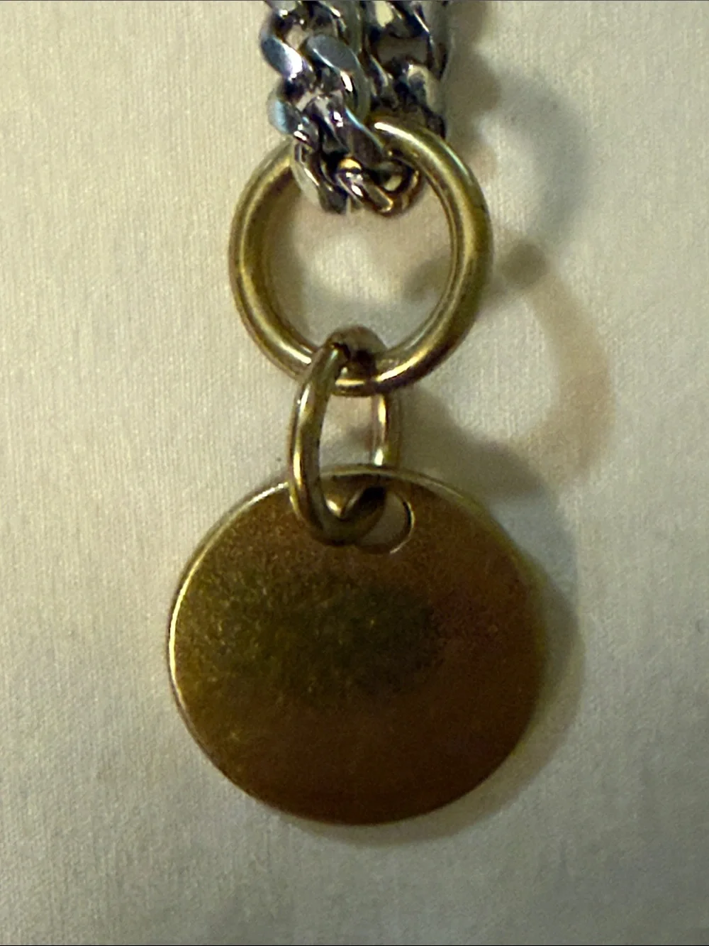 Gold Clover Disc Pendant Necklace - Women Jewelry